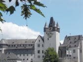 Das Grafenschloss ist fast überall sichtbar