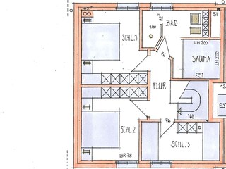 Casa de vacaciones Sellin Plano de planta 30
