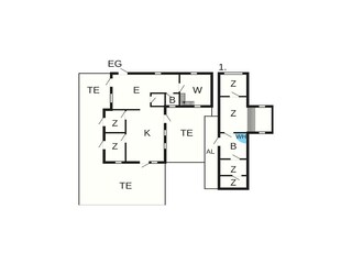 Ferienhaus Ørsted Grundriss 11