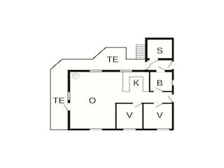 Vakantiehuis Gatten Grondplan 28