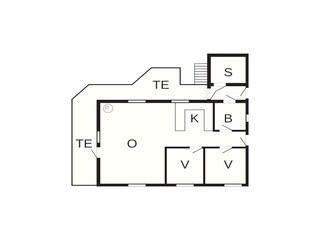 Vakantiehuis Gatten Grondplan 41