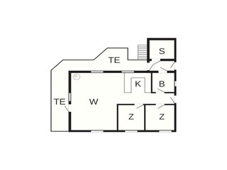 Vakantiehuis Gatten Grondplan 40