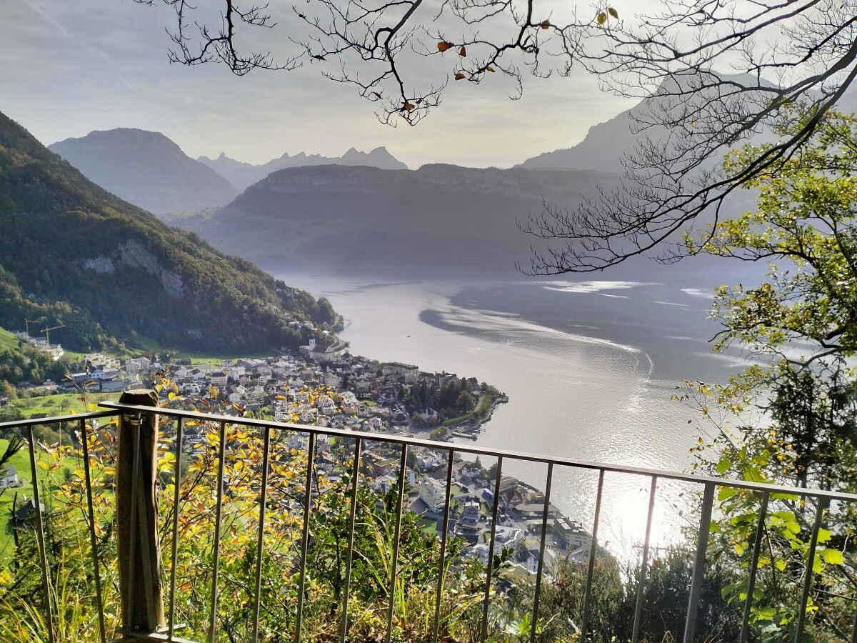 Aussichtspunkt wenige Minuten zu Fuss erreichbar