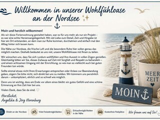 Persönliche Begrüßung