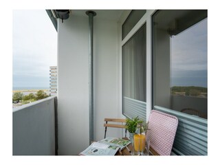 gemütlicher Balkon mit ...