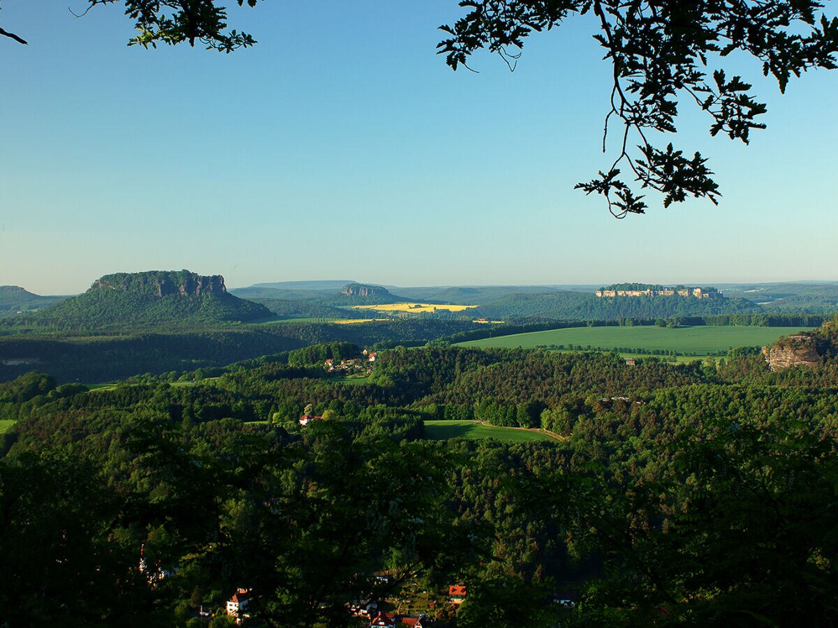 Blick zum Lilienstein