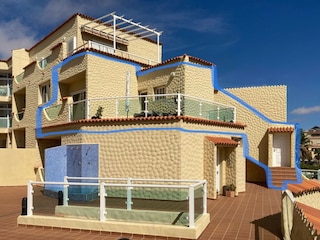 Appartment marked in blue