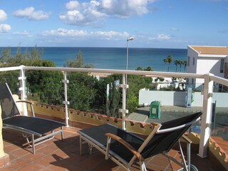 Terrace with views to the Atlantic Ocean