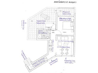 Vakantieappartement Costa Calma Grondplan 37