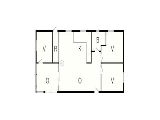 Vakantiehuis Rødhus Grondplan 43