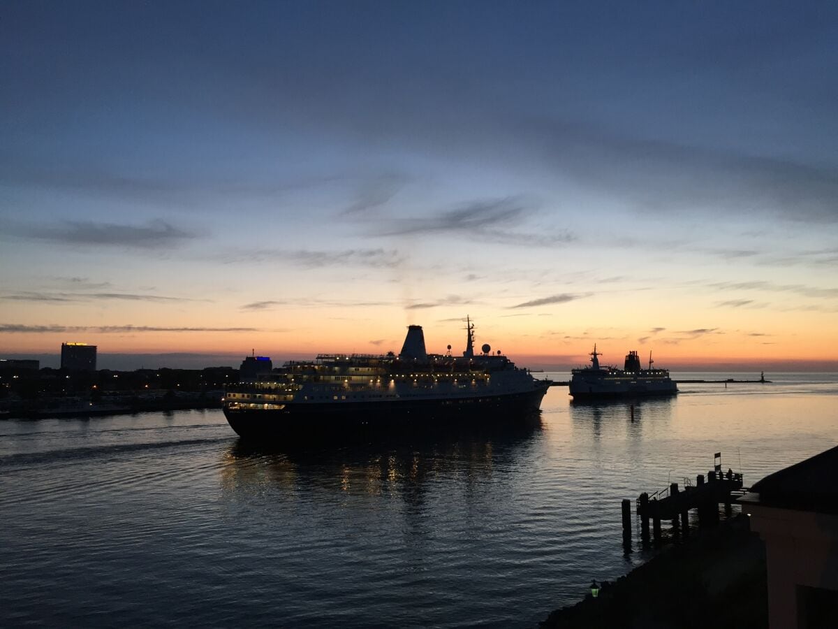 Abendstimmung in Warnemünde!