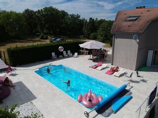 Casa de vacaciones Espédaillac Grabación al aire libre 4