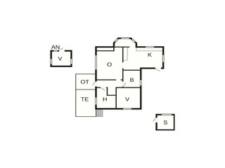 Ferienhaus Grohed Grundriss 13