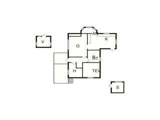 Ferienhaus Grohed Grundriss 13