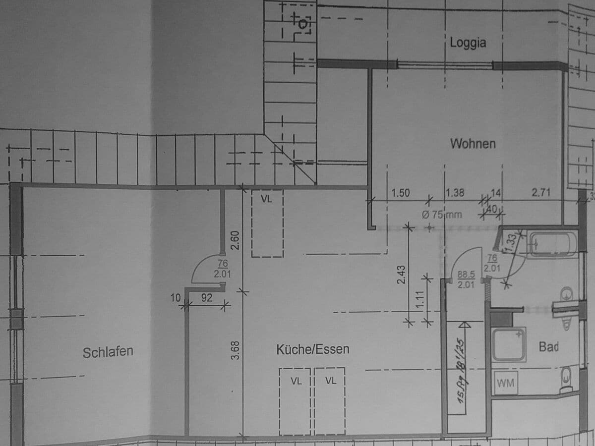 Dachgeschoss Ausbau Grundriss