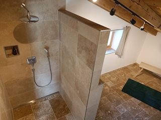 ...und der großer Regendusche