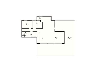 Casa de vacaciones Løkken Plano de planta 2