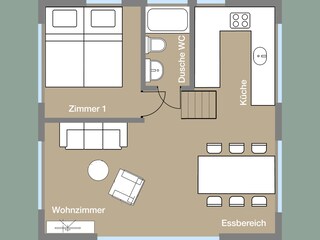 Vakantiehuis Brezzo di Bedero Grondplan 22