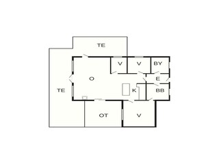 Casa de vacaciones Enø Plano de planta 46