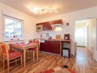 Essbereich und offene Küche