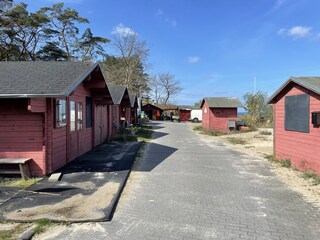 Die neuen Fischerhütten in Zempin