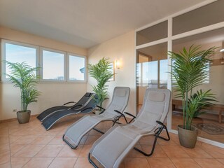 Ruhebereich auf dem Dach