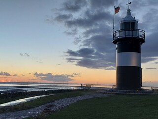 Abendstimmung in Wremen beim kleinen Preussen