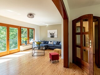 Sofaecke im Wohnzimmer