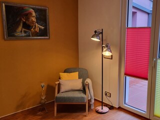 Read a good book in the reading room.