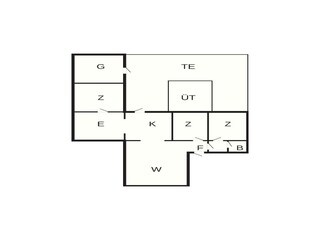 Vakantiehuis Vesløs Grondplan 37