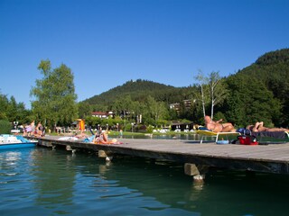 Steg im Strandbad