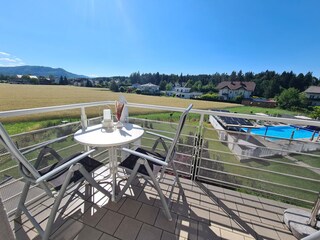 Balkon und Aussicht