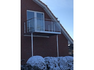 Balkon von außen