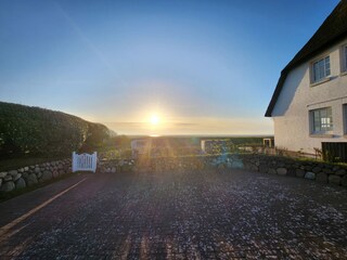 Sonnenaufgang direkt am Haus