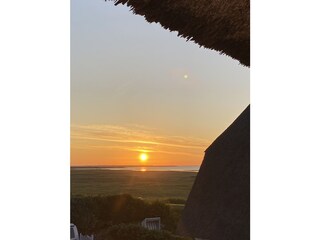 Sonnenaufgang aus dem Badezimmer