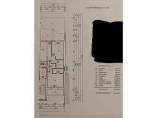 Holiday apartment Pješčana Uvala Floor Plan 30