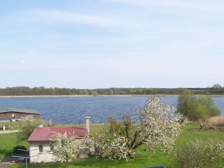 Blick auf das Ferienhaus