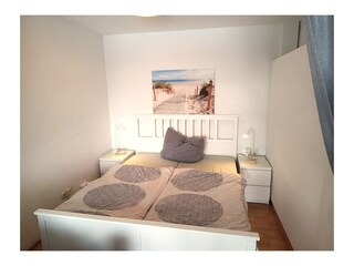 abgeteilter Schlafraum