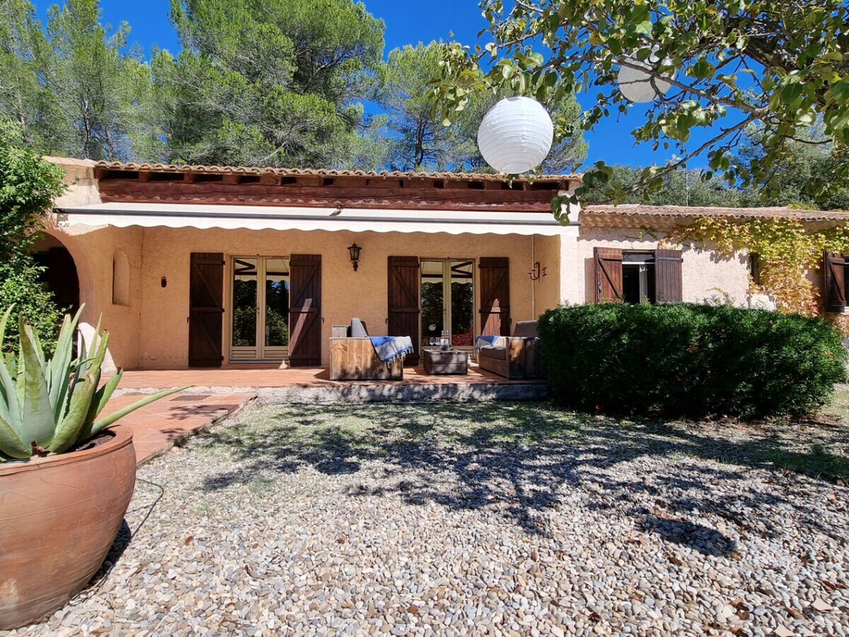 Exterior of the villa with private pool