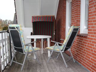 Überdachter Balkon