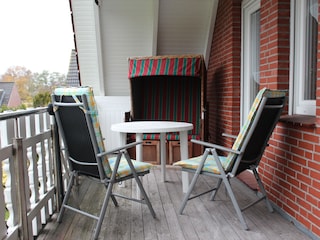 Überdachter Balkon