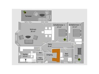 Apartamento de vacaciones Wernigerode Plano de planta 41
