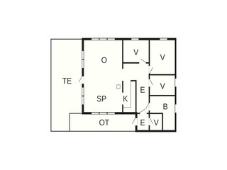 Vakantiehuis Olden Grondplan 24