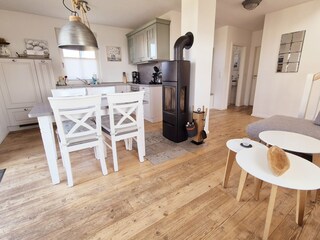 Wohnbereich mit Kamin