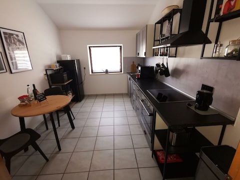 Appartement/vakantiewoning, douche en bad, WC, 2 slaapkamers