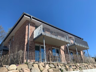 Ferienhaus Fischers Hütte mit Fewo Aal, EG rechts.