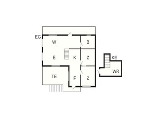 Vakantiehuis Grohed Grondplan 24