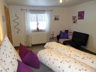 1.Schlafzimmer mit Schlafcouch
