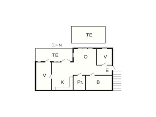 Casa de vacaciones Hunnebostrand Plano de planta 4