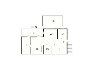 Vakantiehuis Hunnebostrand Grondplan 24